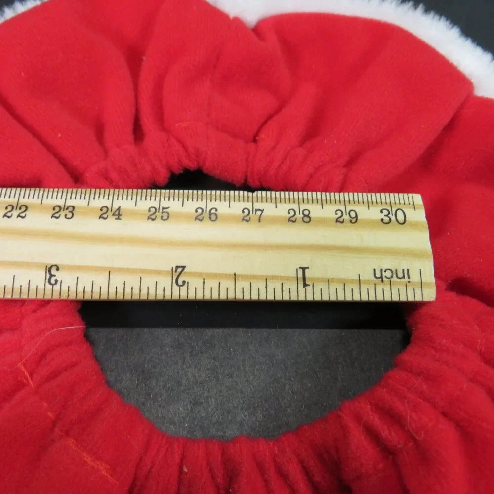 Christmas holiday neck collar for a dog or cat with 5 bells (not loud) Scrunchie